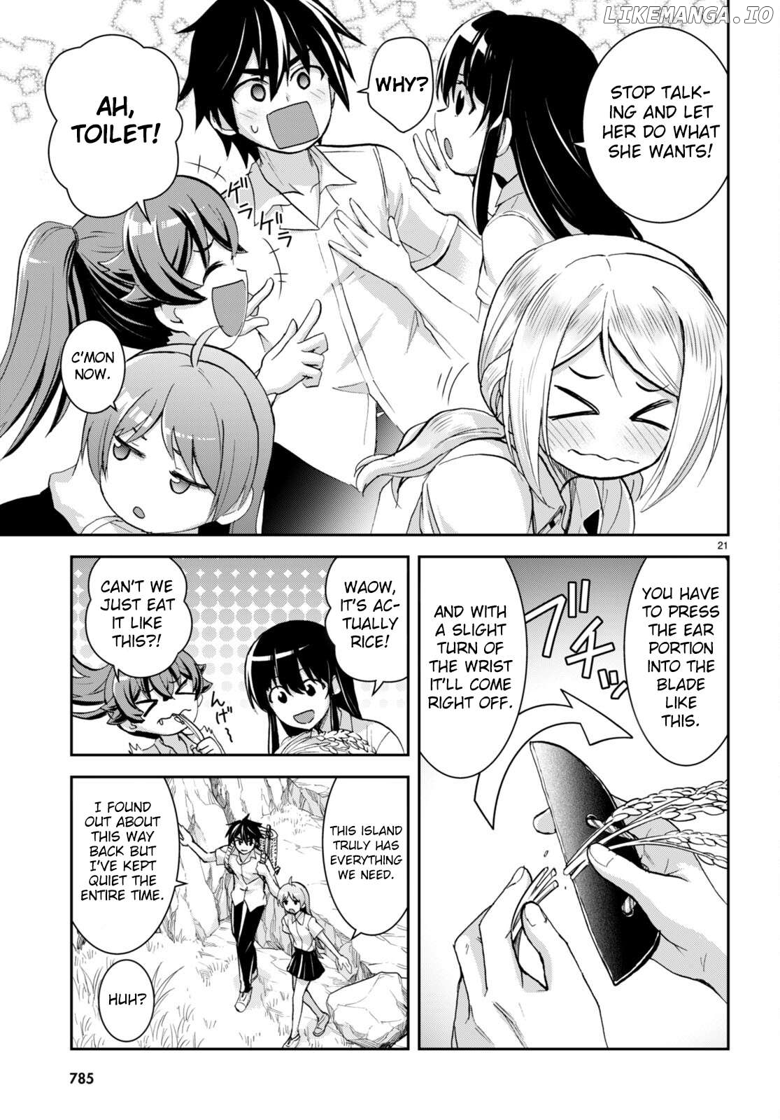 Isekai Yurutto Survival Seikatsu: Gakkou no Minna to Isekai no Mujintou ni Tenishitakedo Ore Dake Rakushou desu Chapter 26 - page 21