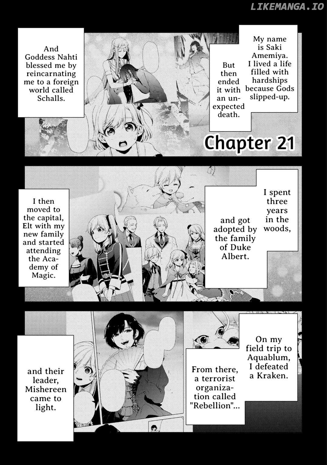 I Had A Hard Time In My Previous Life, So God Came To Make It Up To Me Chapter 21 - page 1