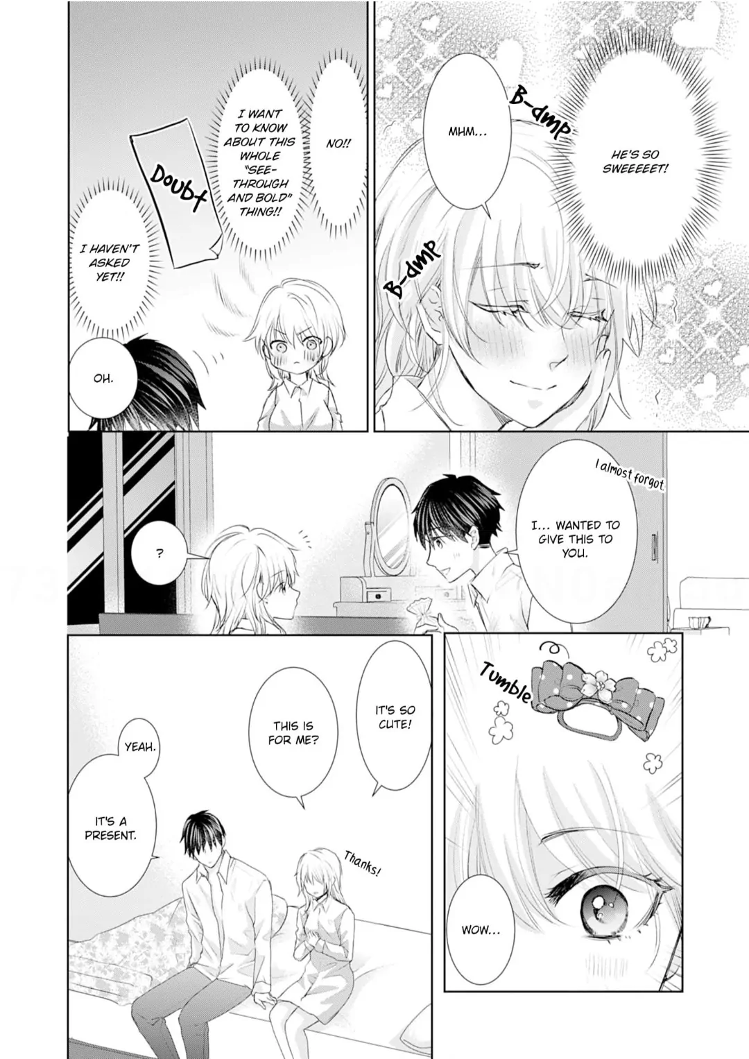 My Quiet Younger Boyfriend's Inner Thoughts are So Naughty: Has He Always Looked at Me With Such Lustful Eyes? Chapter 9 - page 12