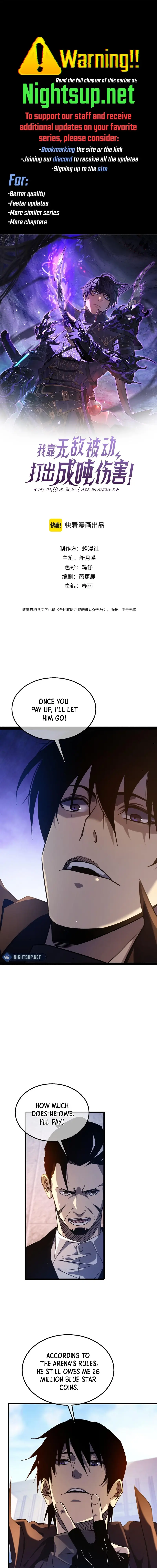 I Rely on My Invincibility to Deal Tons of Damage Passively! Chapter 40 - page 1