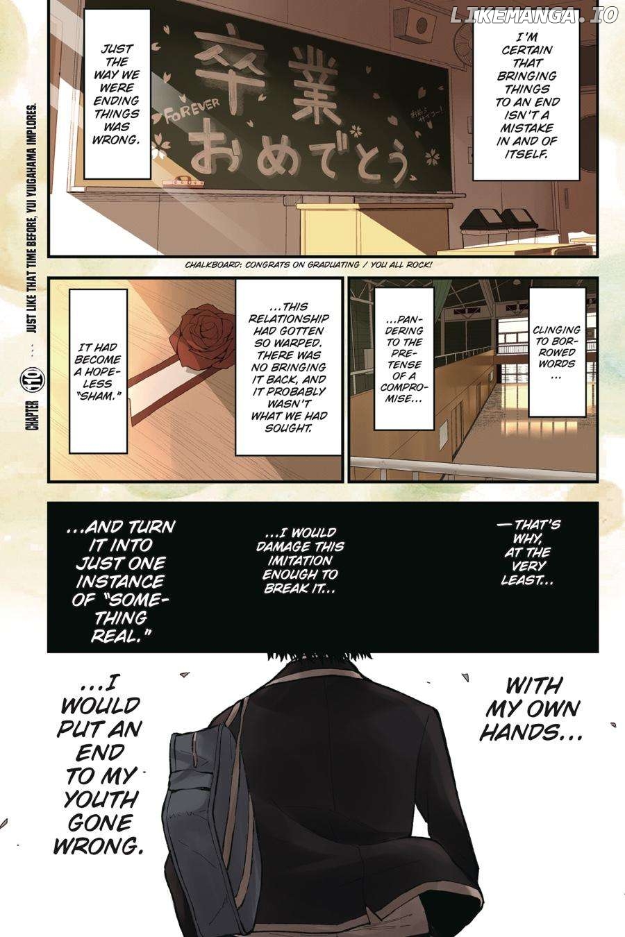 Yahari Ore no Seishun Rabukome wa Machigatte Iru. @ Comic Chapter 110 - page 3