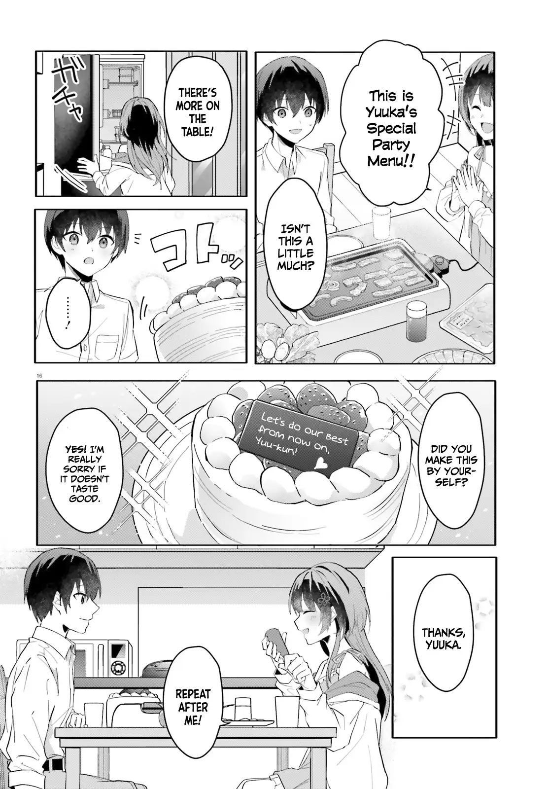 The Plain-Looking Girl, Who Became My Fiancée, Is Only Cute At Home Chapter 12 - page 16