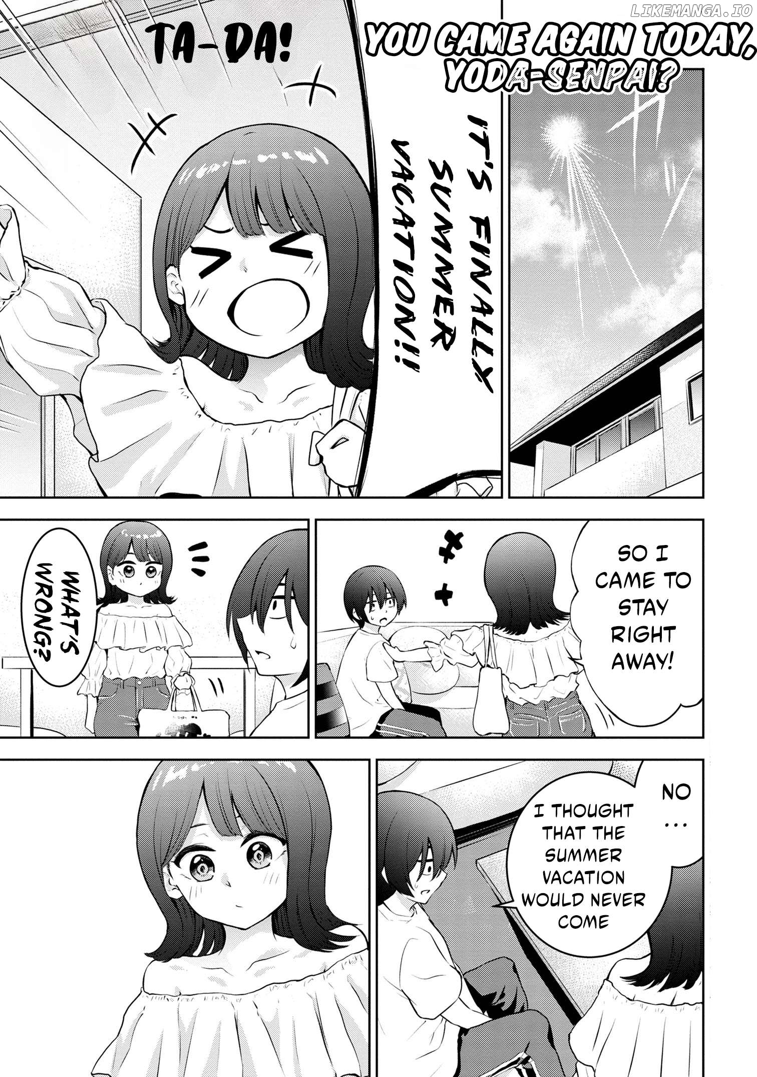 You came again today, Yoda-senpai? Chapter 21 - page 2