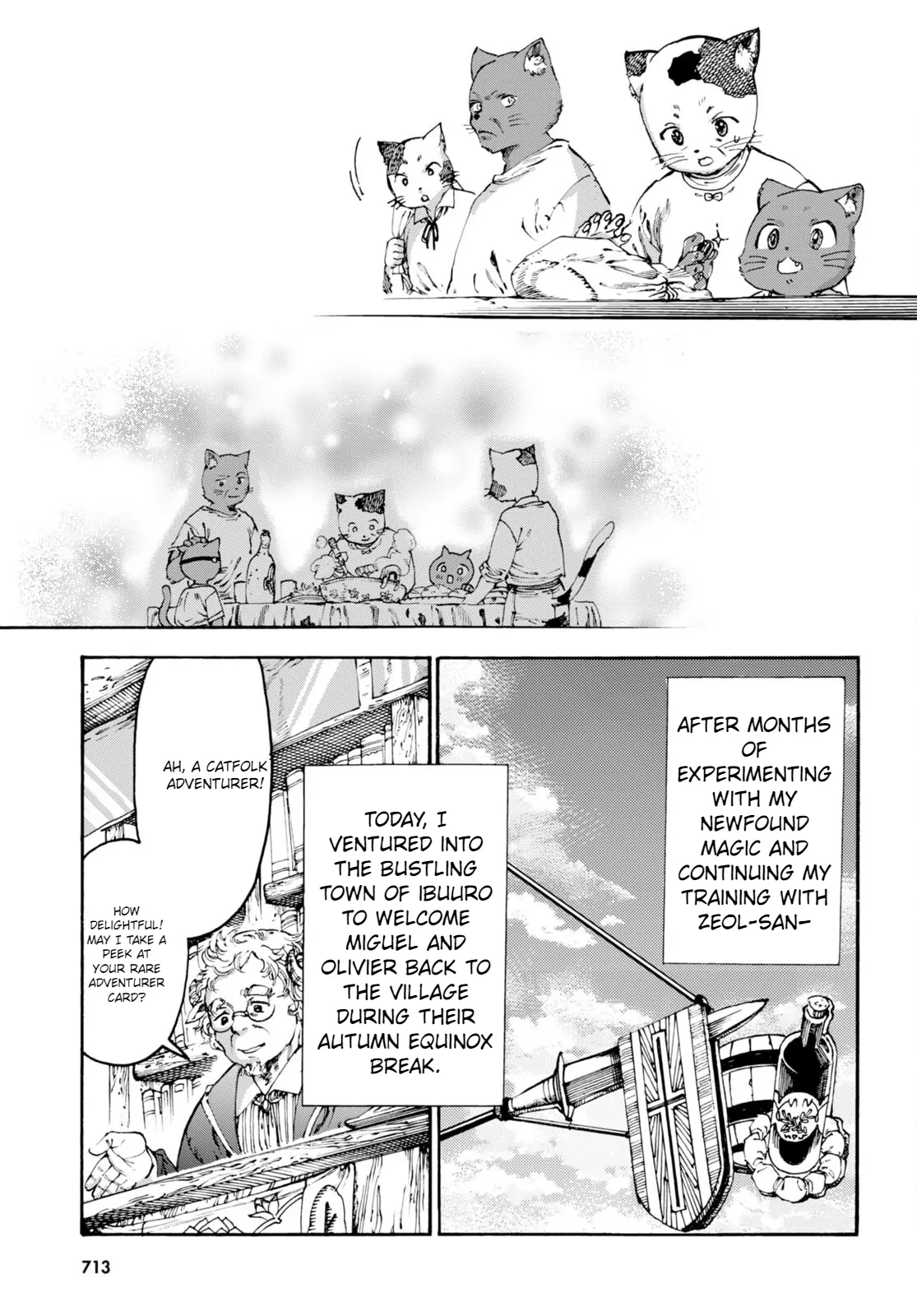 The Adventures of Black Cat "Nyango": Since I got a rare attribute, I aim to be a carefree adventurer. Chapter 11 - page 14