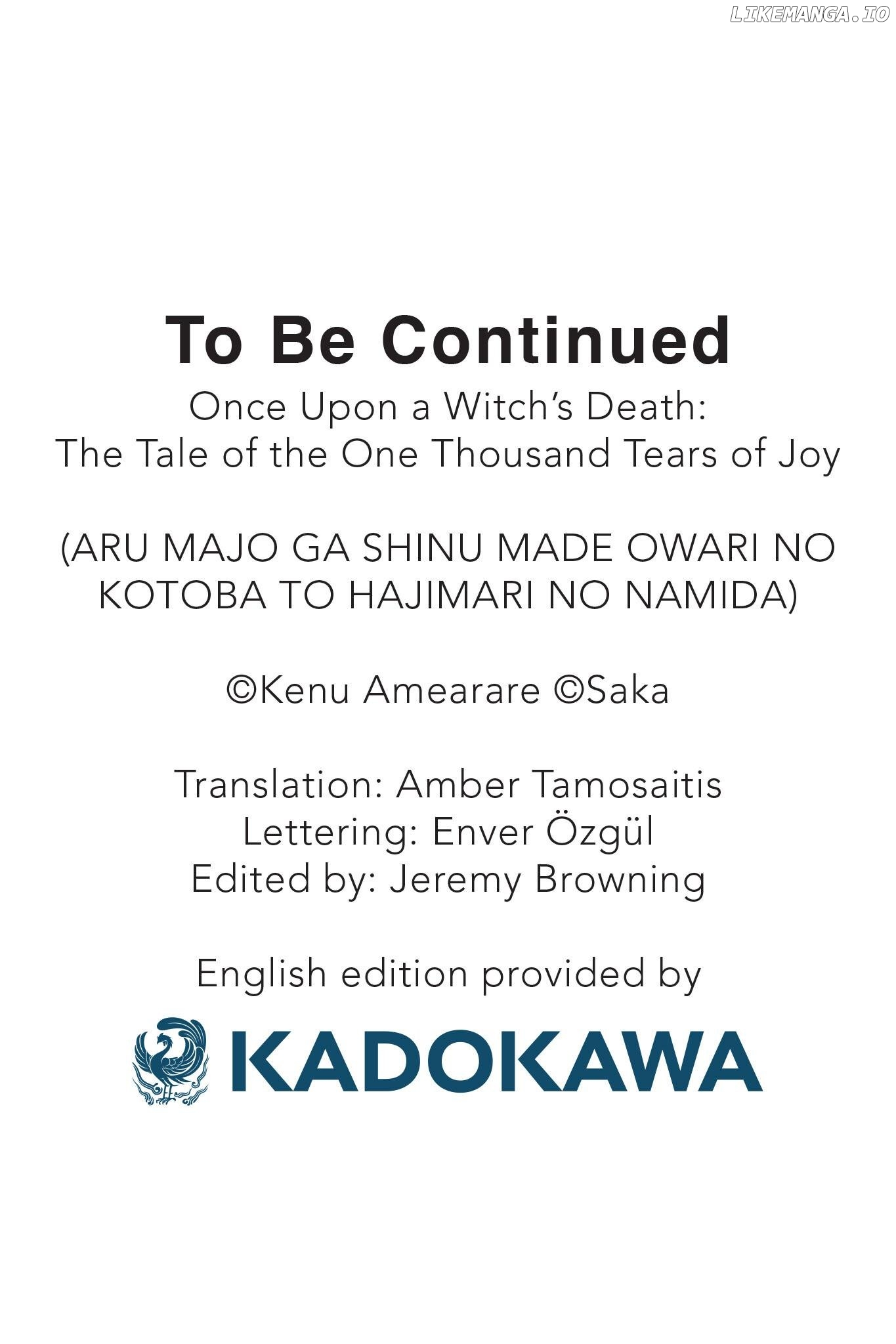 Once Upon a Witch's Death: The Tale of the One Thousand Tears of Joy Chapter 12 - page 39