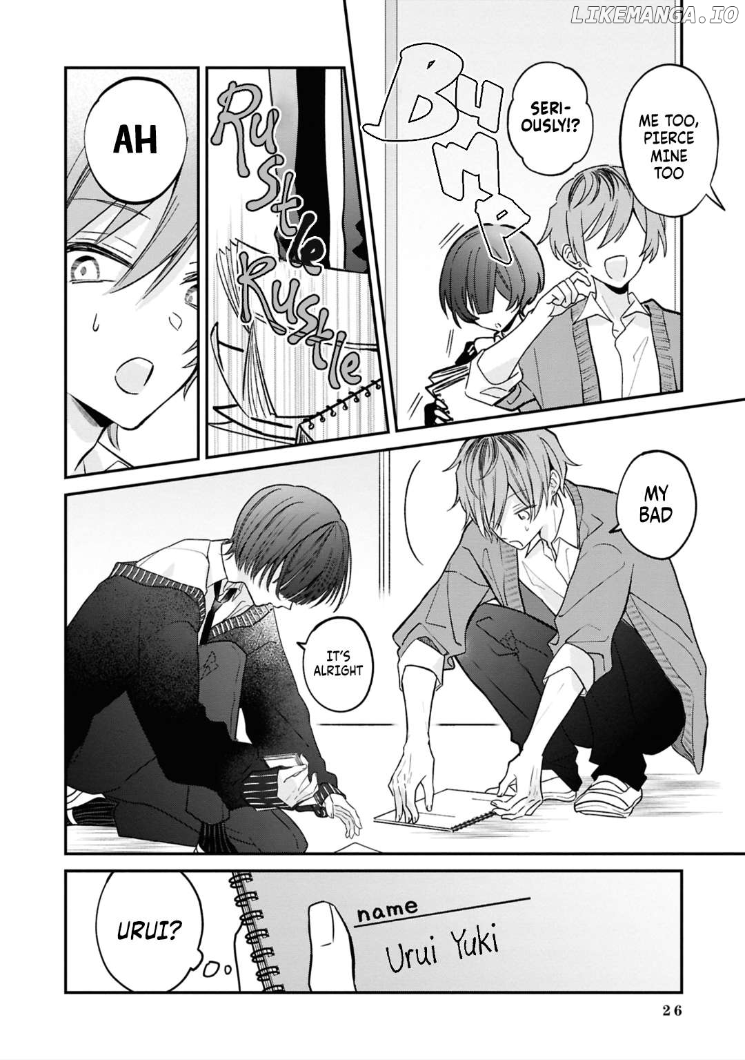 Otonashi-sou na Danshi no Tondemonai Himitsu wo Shite Shimatta Chapter 5 - page 2