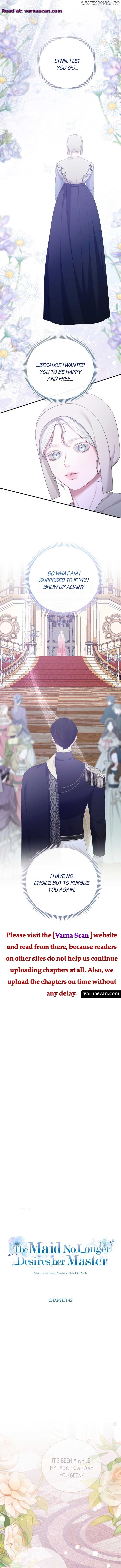 The Maid No Longer Desires her Master Chapter 42 - page 2