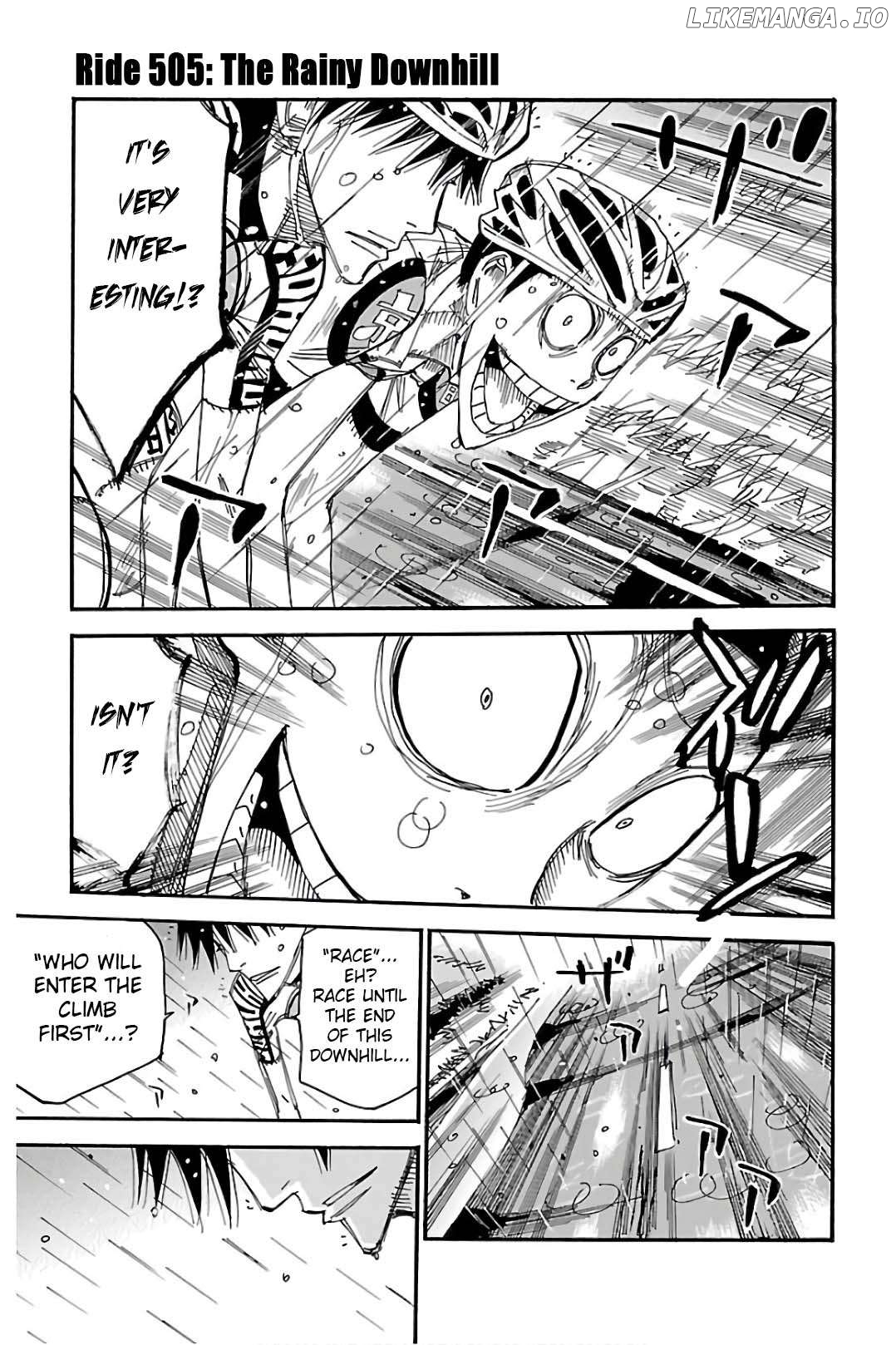 Yowamushi Pedal Chapter 505 - page 1