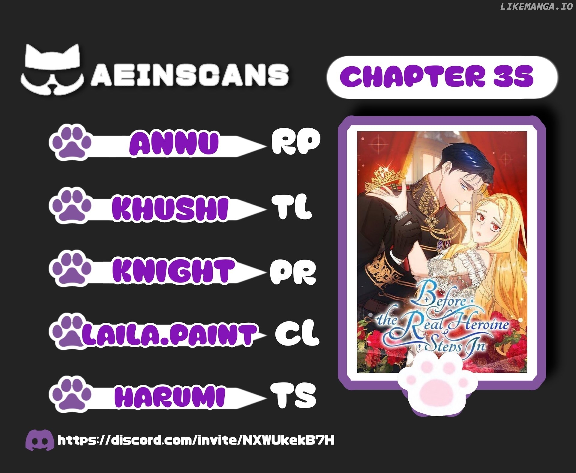 Before the Real Heroine Steps In Chapter 35 - page 3