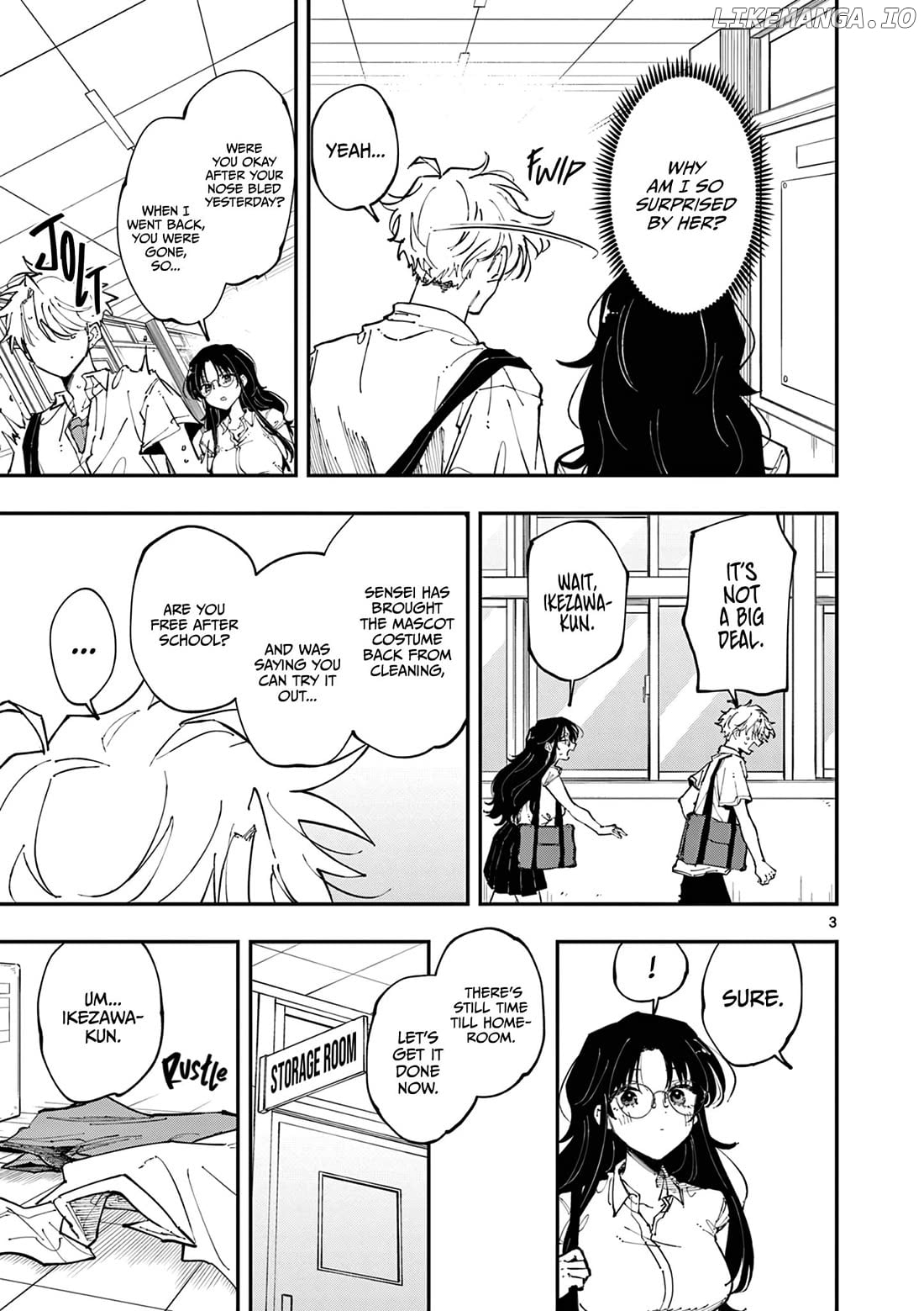 The Person Sitting Next to Me Looking at Me with Perverted Eyes Chapter 15 - page 3