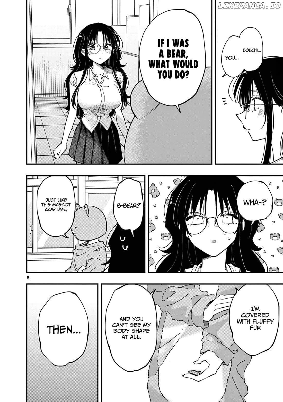 The Person Sitting Next to Me Looking at Me with Perverted Eyes Chapter 15 - page 6