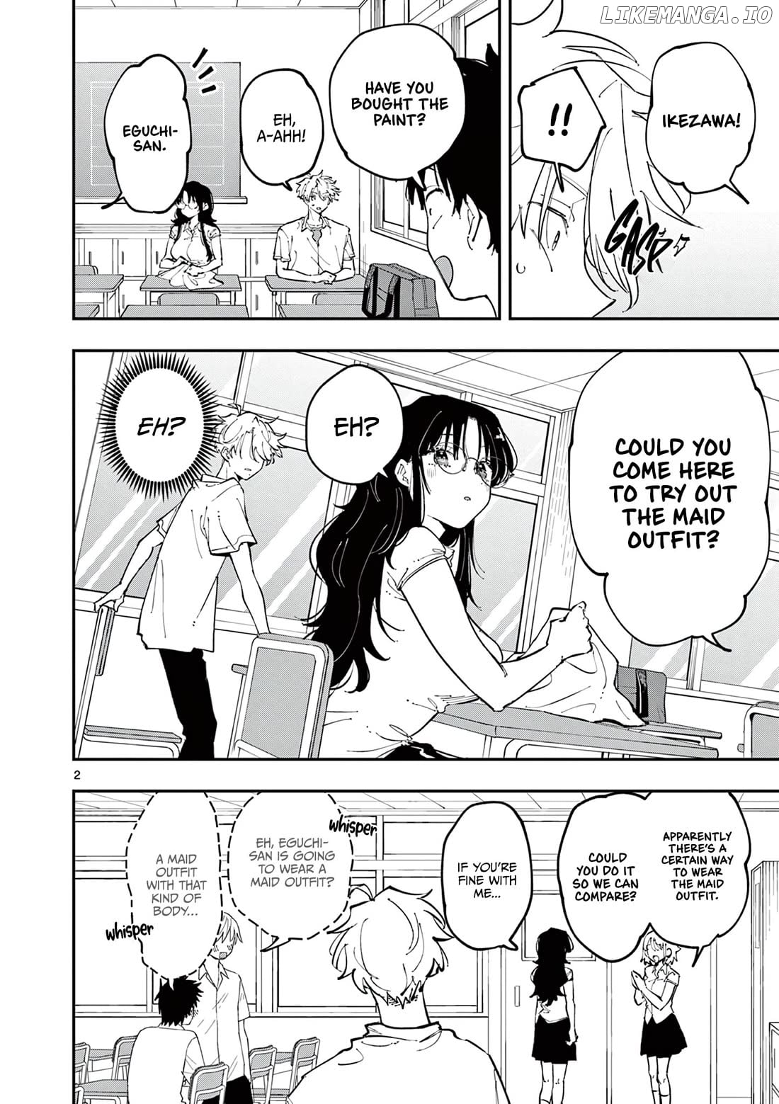 The Person Sitting Next to Me Looking at Me with Perverted Eyes Chapter 16 - page 2