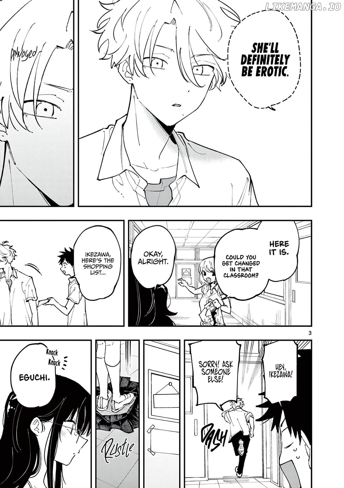 The Person Sitting Next to Me Looking at Me with Perverted Eyes Chapter 16 - page 3