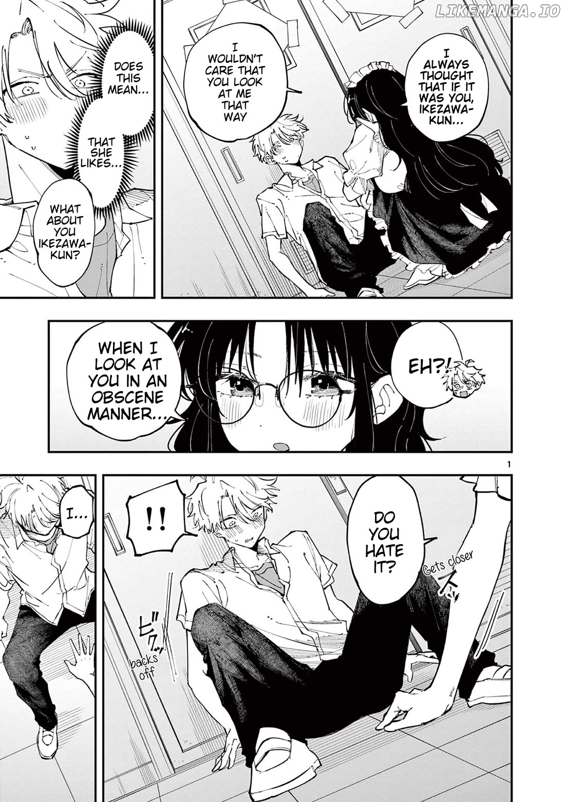 The Person Sitting Next to Me Looking at Me with Perverted Eyes Chapter 17 - page 1
