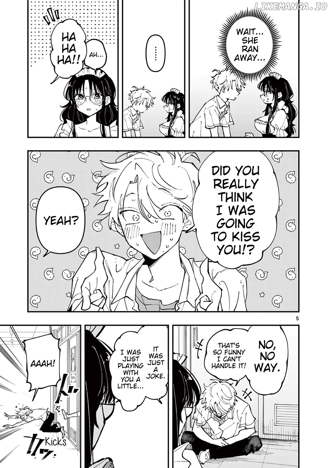 The Person Sitting Next to Me Looking at Me with Perverted Eyes Chapter 17 - page 5