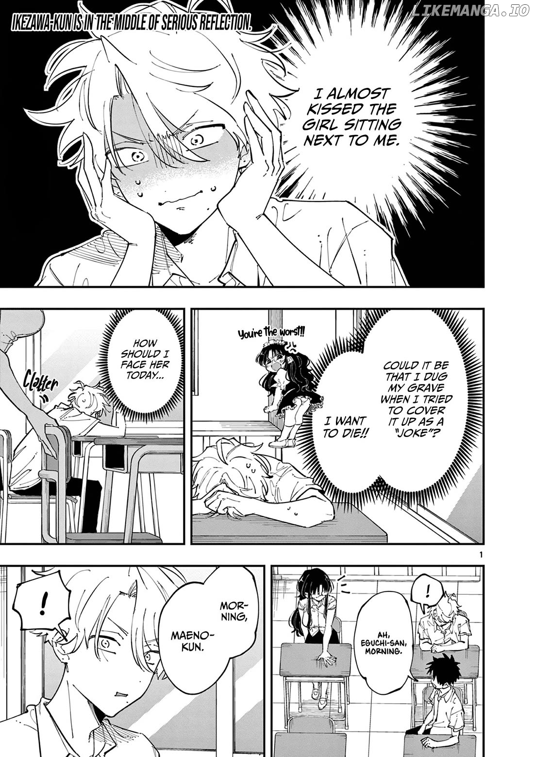 The Person Sitting Next to Me Looking at Me with Perverted Eyes Chapter 18 - page 1
