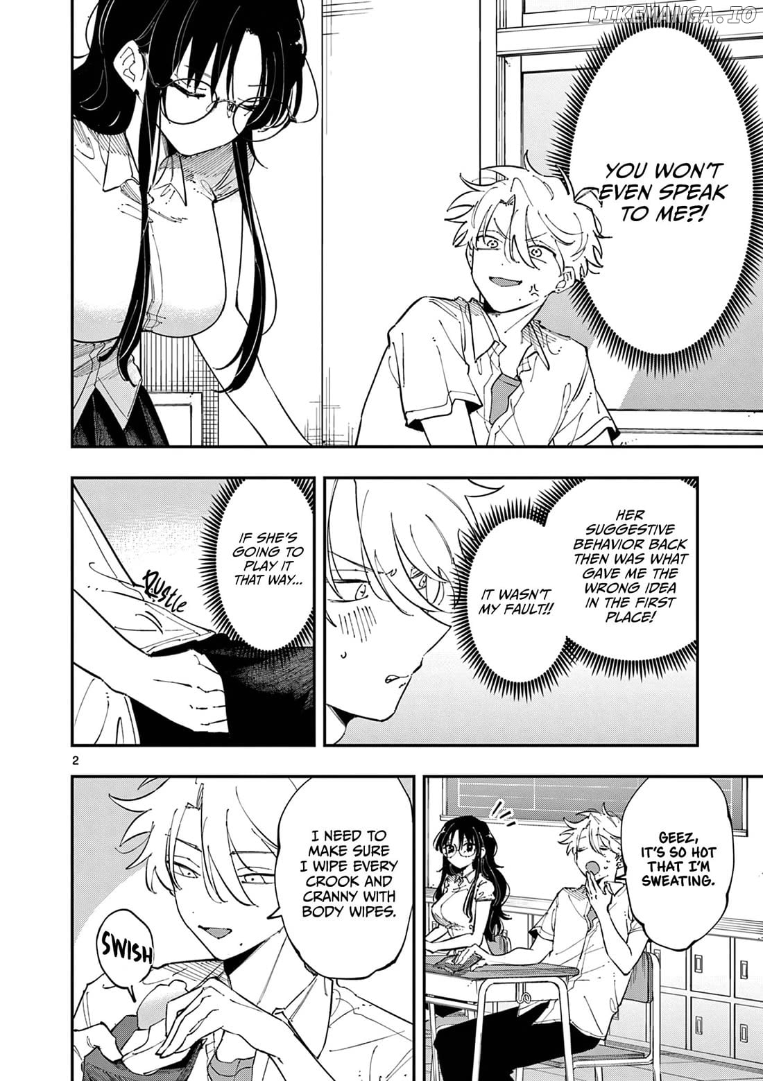 The Person Sitting Next to Me Looking at Me with Perverted Eyes Chapter 18 - page 2