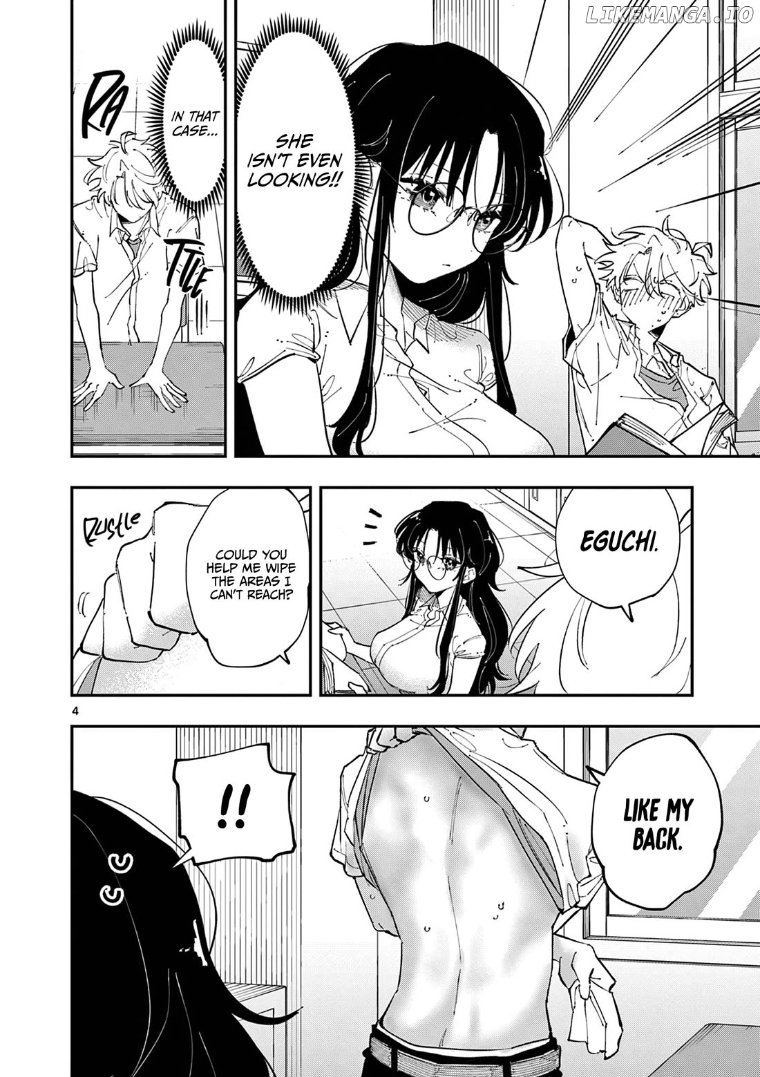The Person Sitting Next to Me Looking at Me with Perverted Eyes Chapter 18 - page 4