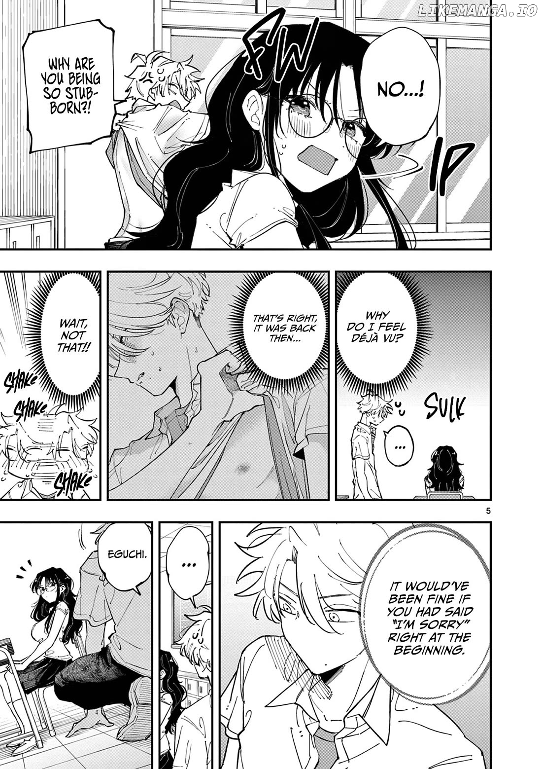 The Person Sitting Next to Me Looking at Me with Perverted Eyes Chapter 18 - page 5