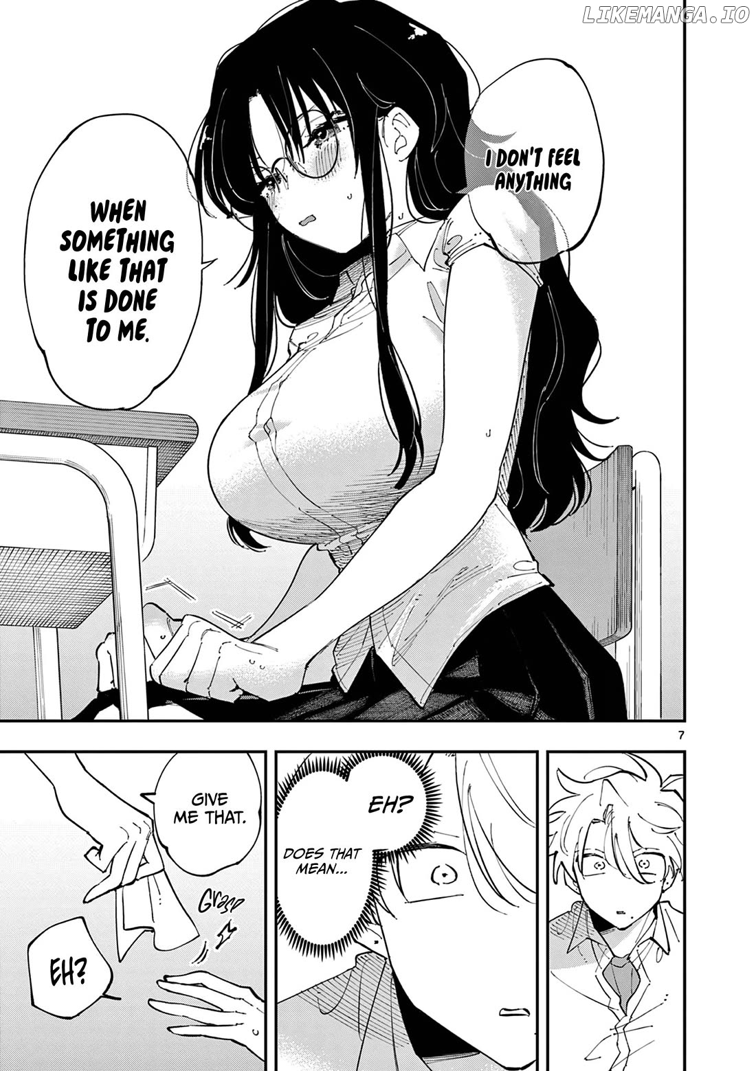The Person Sitting Next to Me Looking at Me with Perverted Eyes Chapter 18 - page 7