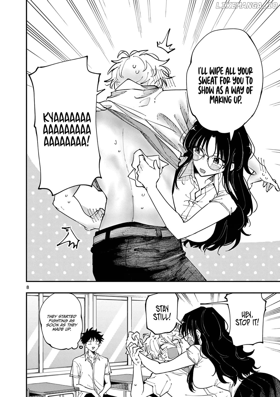 The Person Sitting Next to Me Looking at Me with Perverted Eyes Chapter 18 - page 8