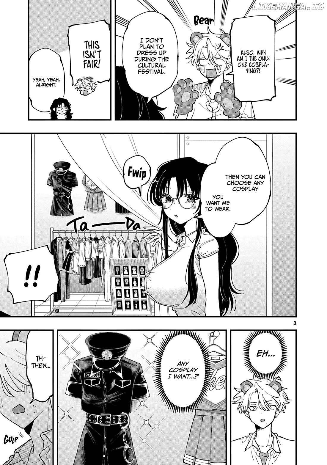 The Person Sitting Next to Me Looking at Me with Perverted Eyes Chapter 20 - page 3