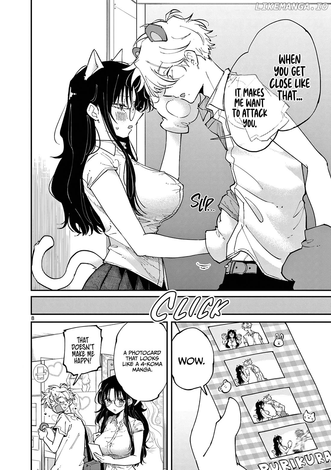 The Person Sitting Next to Me Looking at Me with Perverted Eyes Chapter 20 - page 8