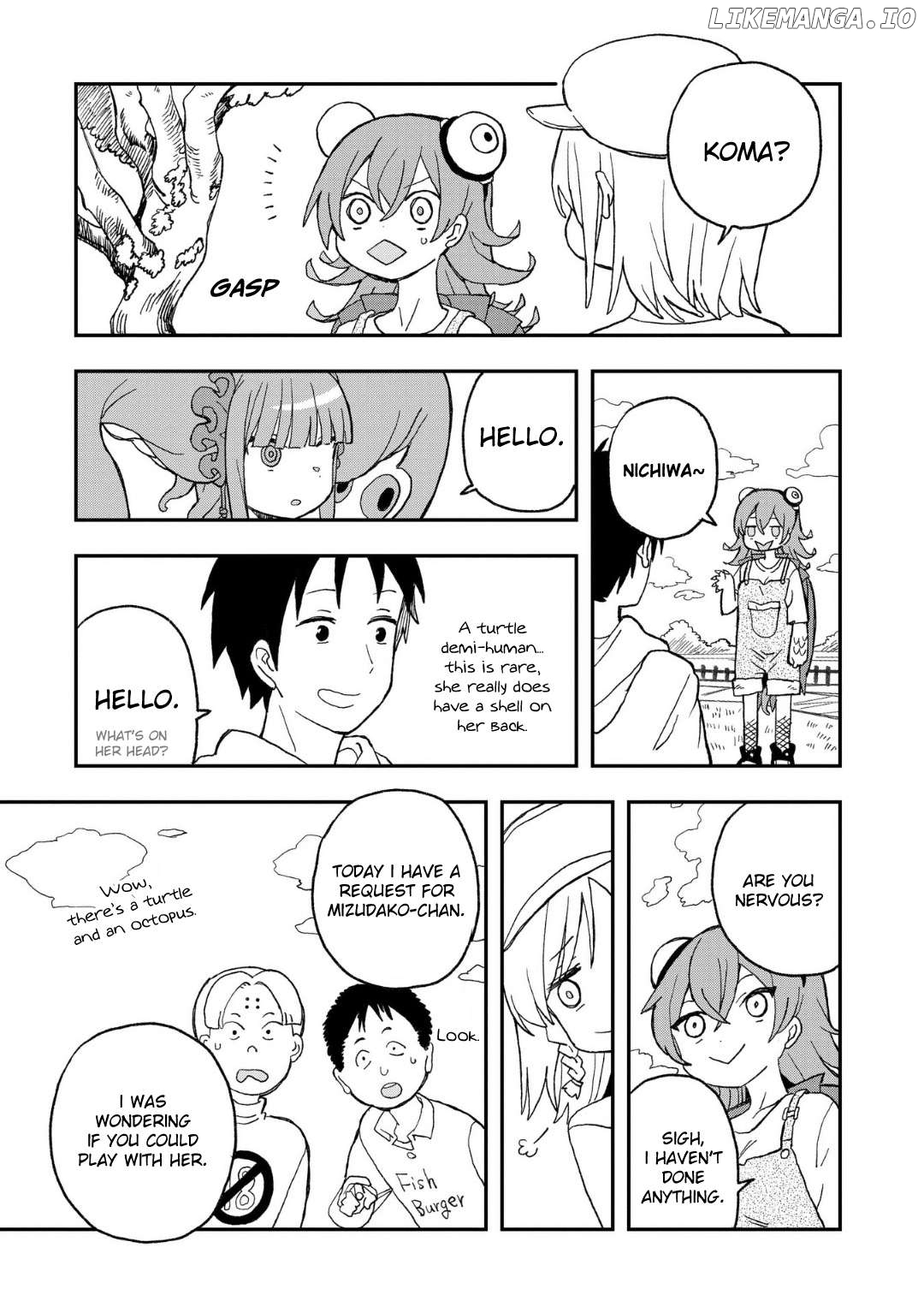 Mizudako-Chan Kara Wa Nigerarenai! Chapter 12 - page 5