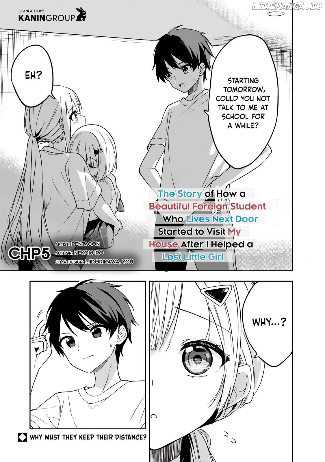 Maigo ni Natteita Youjo wo Tasuketara, Otonari ni Sumu Bishoujo Ryuugakusei ga Ie ni Asobi ni Kuru You ni Natta Ken Nitsuite Chapter 5 - page 3