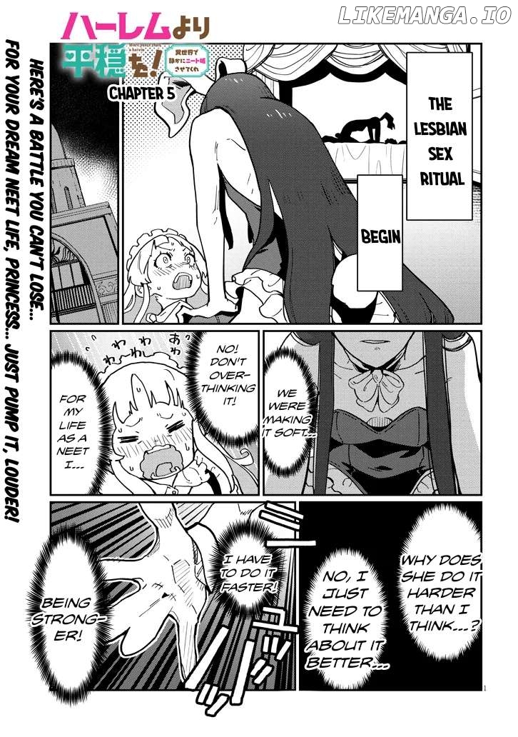 Harem Yori Heion o! Isekai de Shizuka ni NEET Hime sasete Kure Chapter 5 - page 1