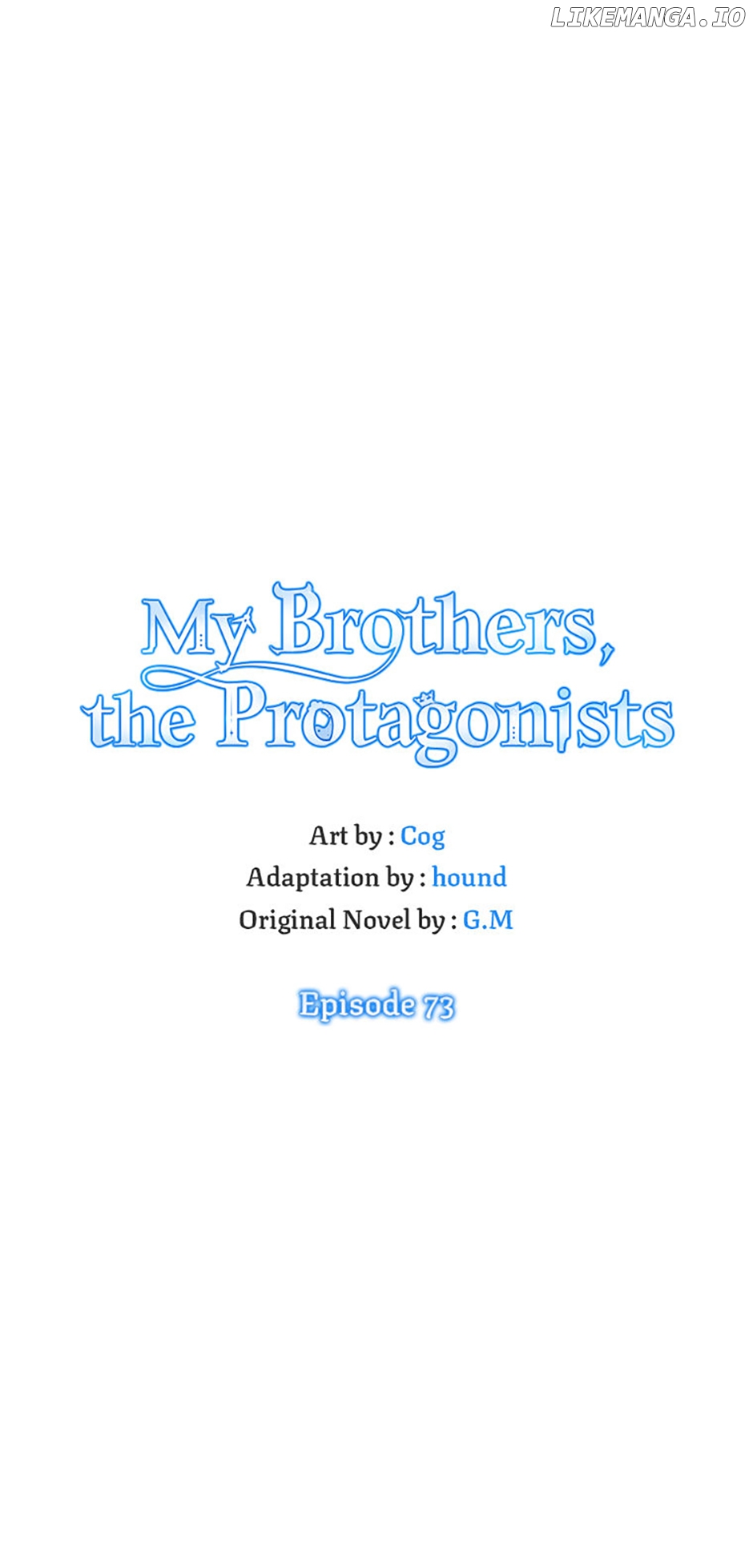 My Brothers, the Protagonists Chapter 73 - page 37