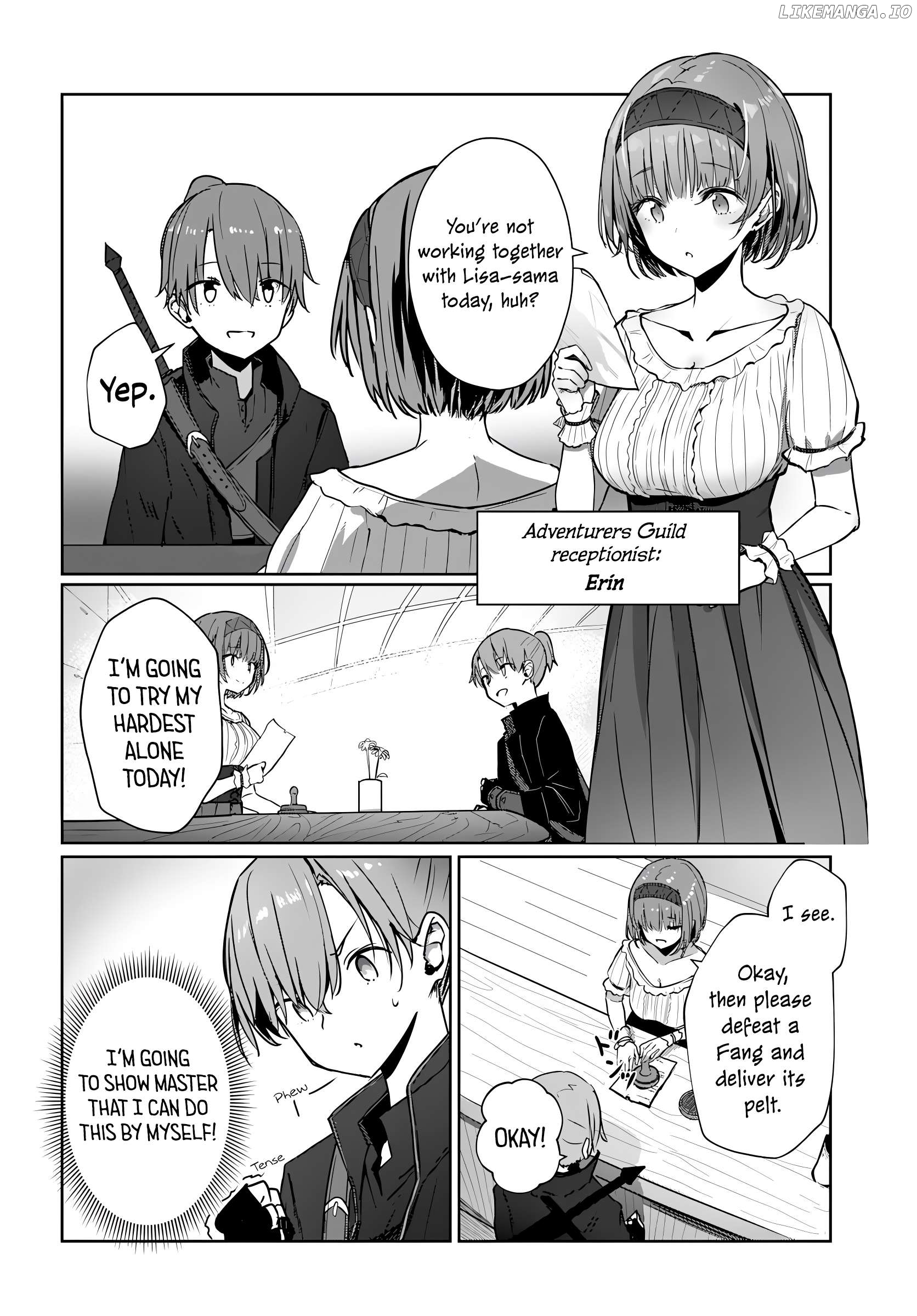 My Female Sword Master, Who I Live With, Is So Cute That I’m Happy Every Day Chapter 4 - page 3