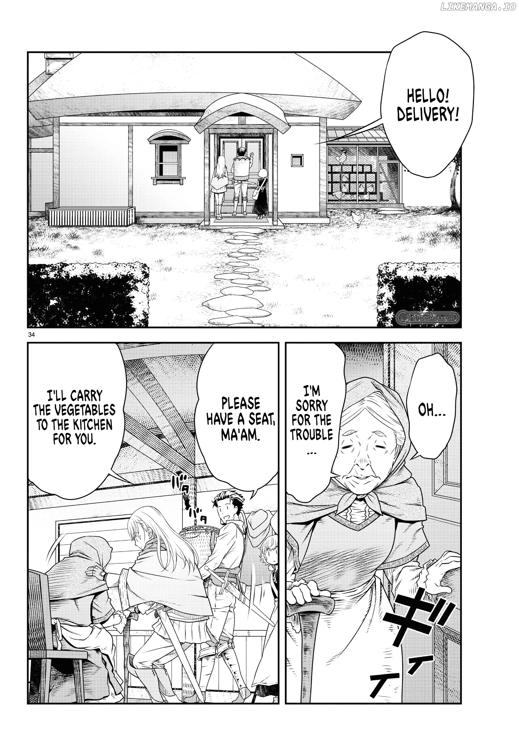 The Middle-aged Deliveryman Becomes an Invincible Swordsman as a Side Job Chapter 2 - page 34