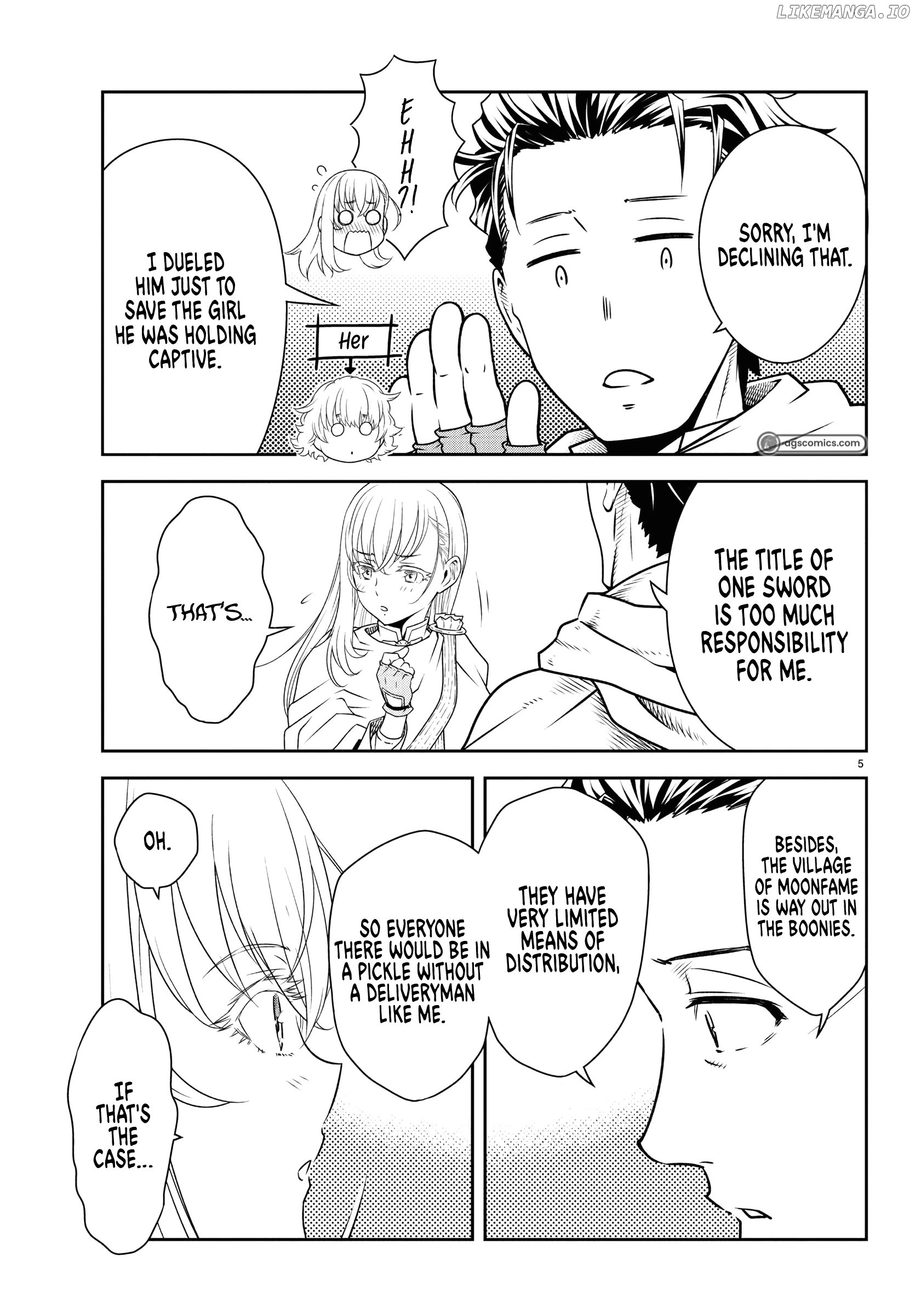 The Middle-aged Deliveryman Becomes an Invincible Swordsman as a Side Job Chapter 2 - page 6
