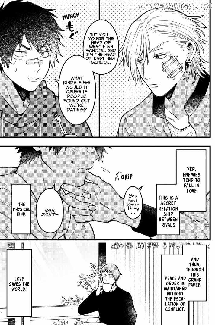 A World Where Everything Definitely Becomes BL vs. The Man Who Definitely Doesn't Want To Be In A BL Chapter 78 - page 3