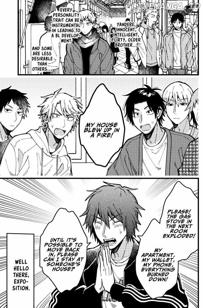 A World Where Everything Definitely Becomes BL vs. The Man Who Definitely Doesn't Want To Be In A BL Chapter 79 - page 1