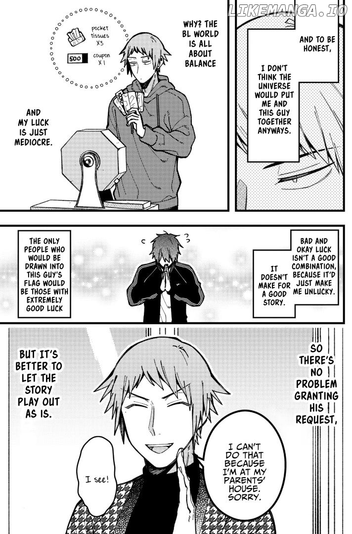 A World Where Everything Definitely Becomes BL vs. The Man Who Definitely Doesn't Want To Be In A BL Chapter 79 - page 3