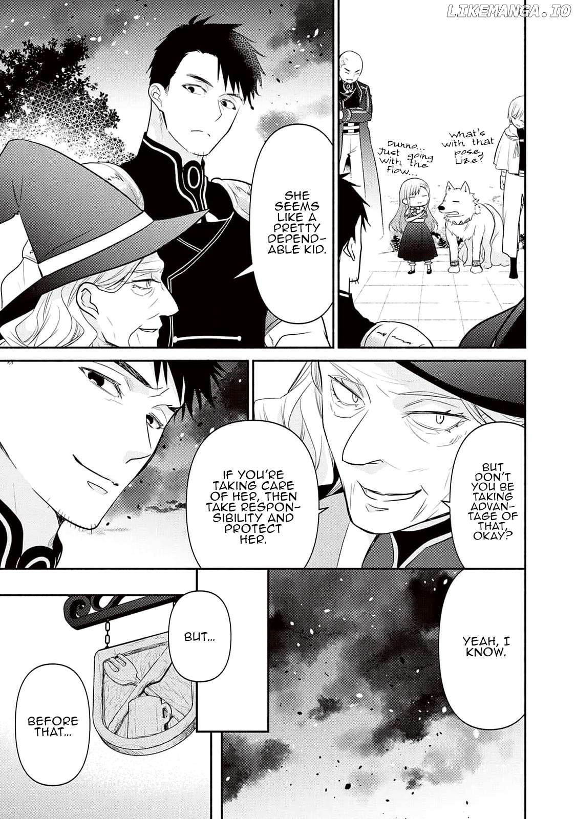 Tensei Youjo. Kamikemono to Ouji to, Saikyou no Ojisan Youhei-dan no Naka de Ikiru. Chapter 7 - page 21