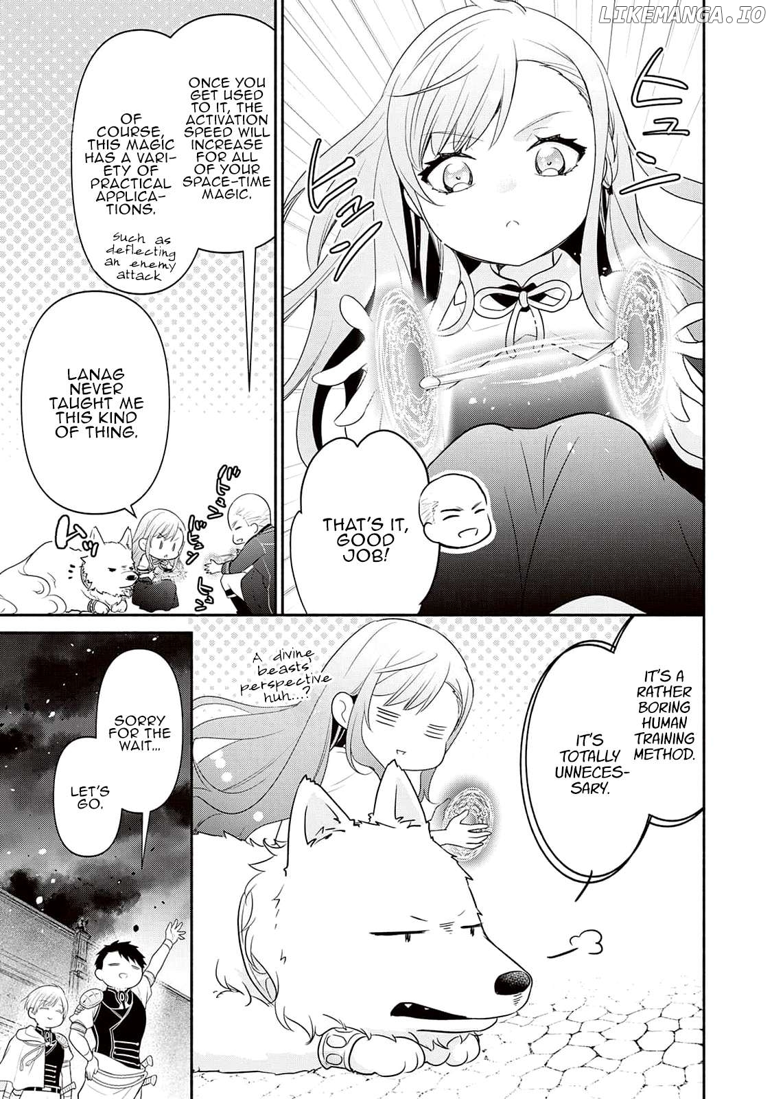 Tensei Youjo. Kamikemono to Ouji to, Saikyou no Ojisan Youhei-dan no Naka de Ikiru. Chapter 7 - page 7