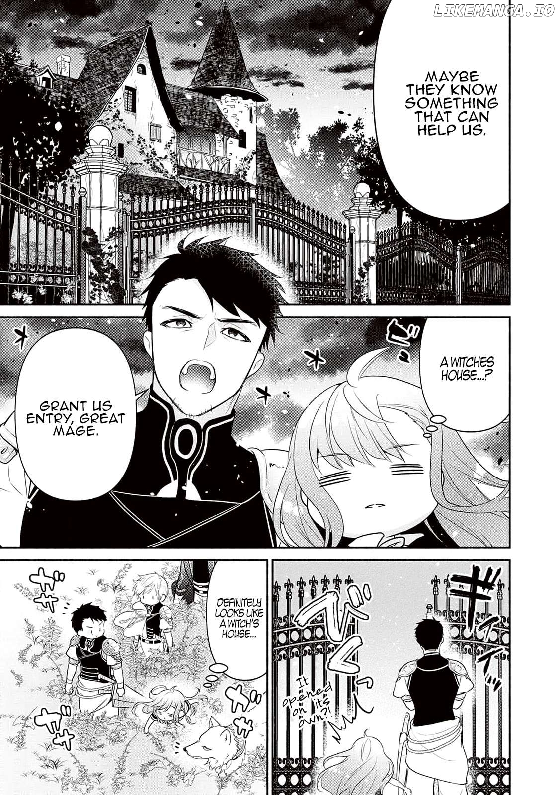 Tensei Youjo. Kamikemono to Ouji to, Saikyou no Ojisan Youhei-dan no Naka de Ikiru. Chapter 7 - page 9