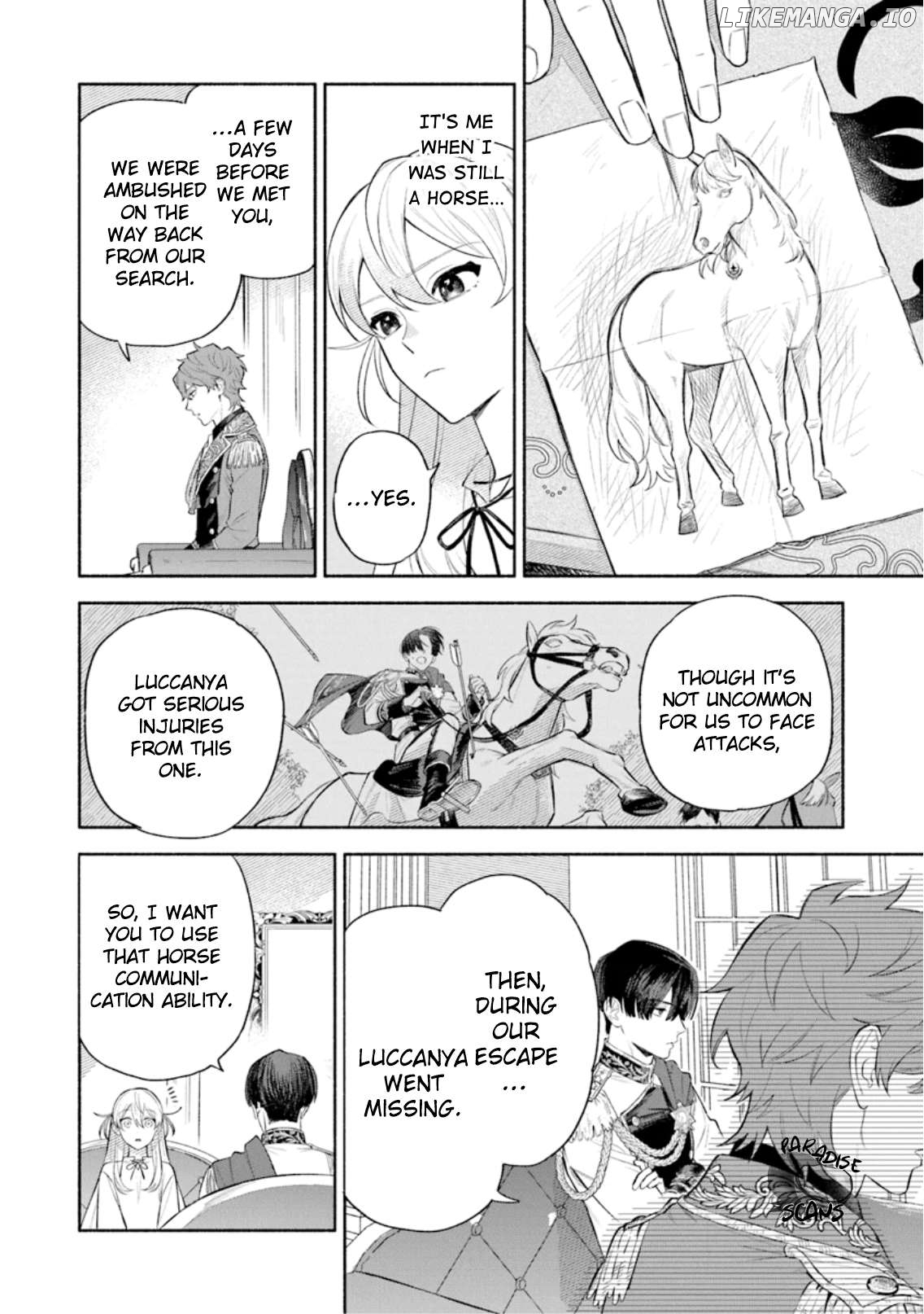Zense Reitetsu Ouji no Uma deshita - Hito ni Natte mo Anata wo Aishite Ii desu ka? Chapter 2 - page 5