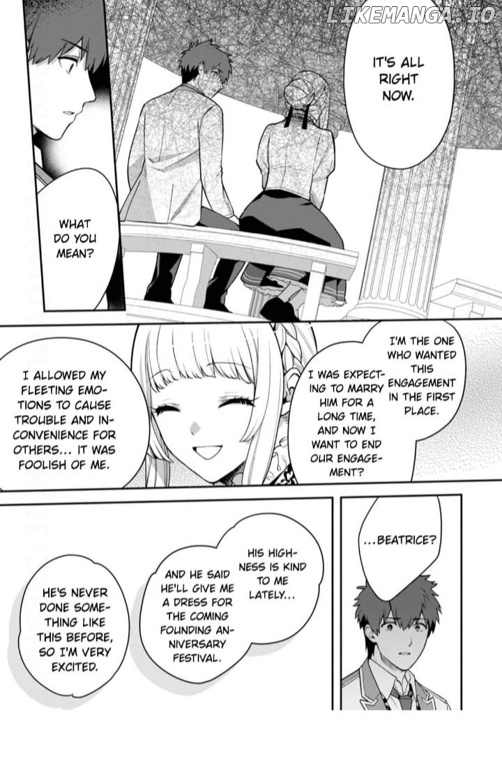 Kankei Kaizen wo Akiramete Kyori wo Oitara, Shiotaioudatta Konyakusha ga Karande Kuru you ni Narimashita Chapter 7 - page 23