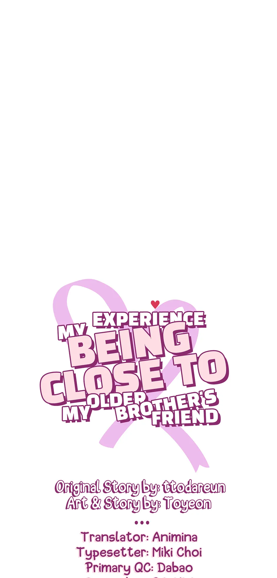 My Experience Being Close to My Older Brother's Friend Chapter 30 - page 6