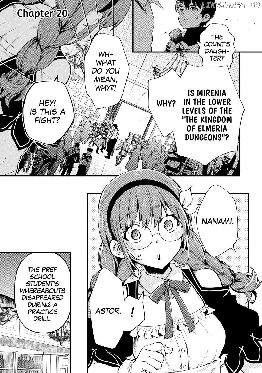 Ochikobore “1” Mahou Tsukai Wa, Kyou Mo Muishiki Ni Cheat Wo Tsukau Chapter 20 - page 1