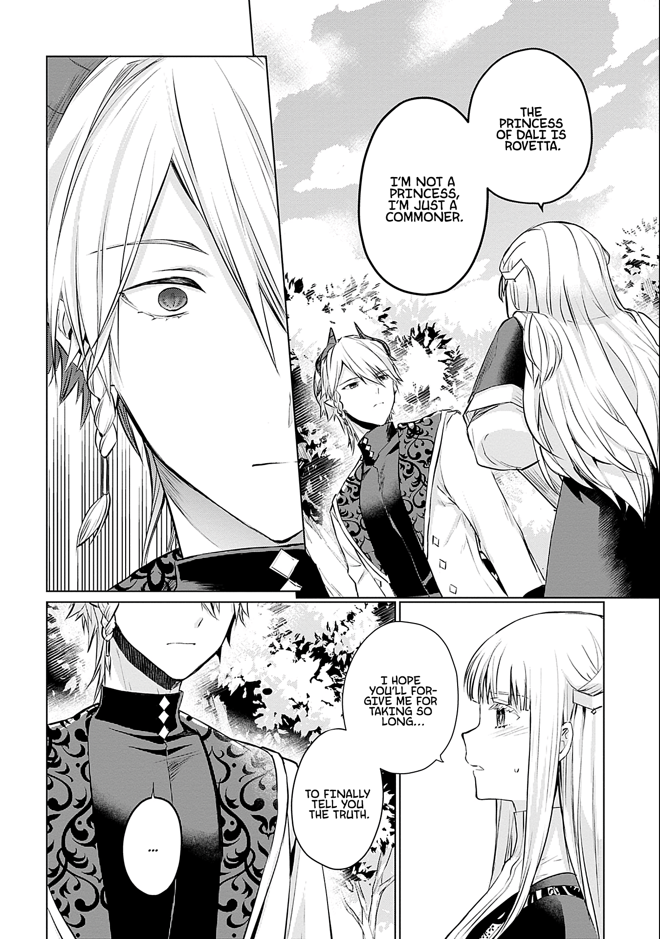 Azamukare Seijo to Shugoryuu no Konyaku Chapter 2 - page 29