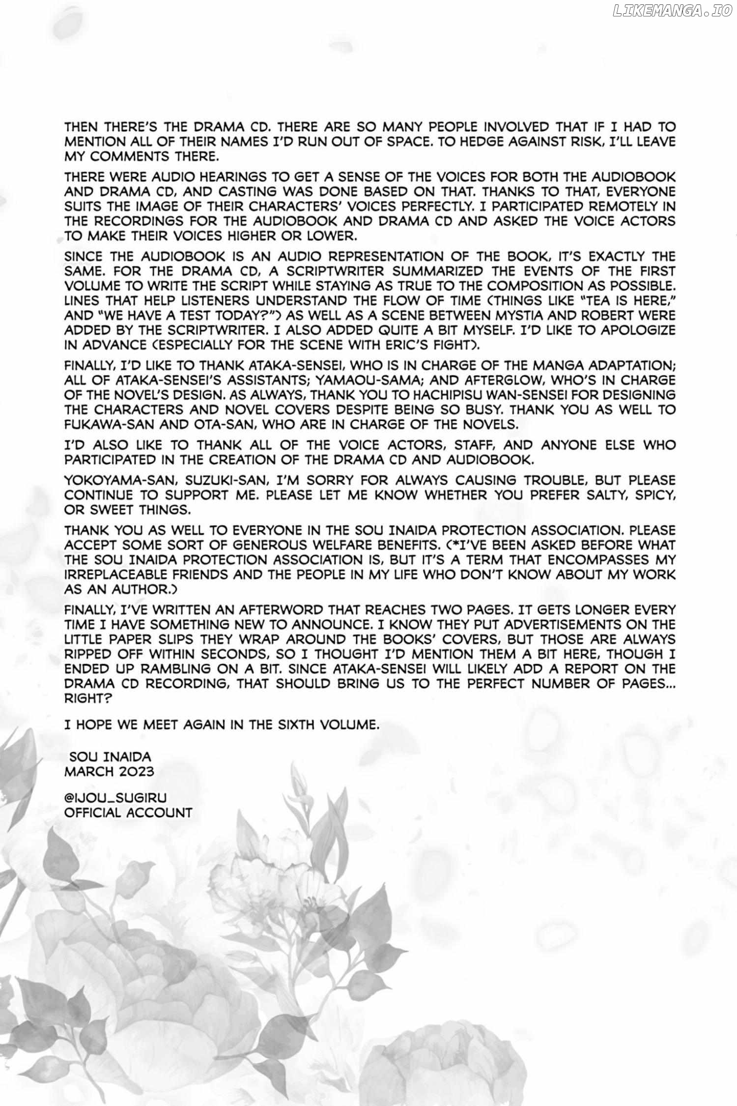 I Was Reincarnated as the Villainess in an Otome Game But the Boys Love Me Anyway! Chapter 23.5 - page 8