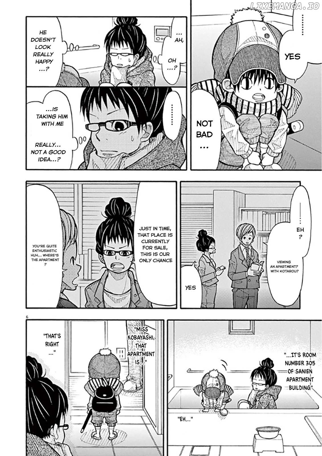 Kotaro Wa 1-Ri Kurashi Chapter 43 - page 6