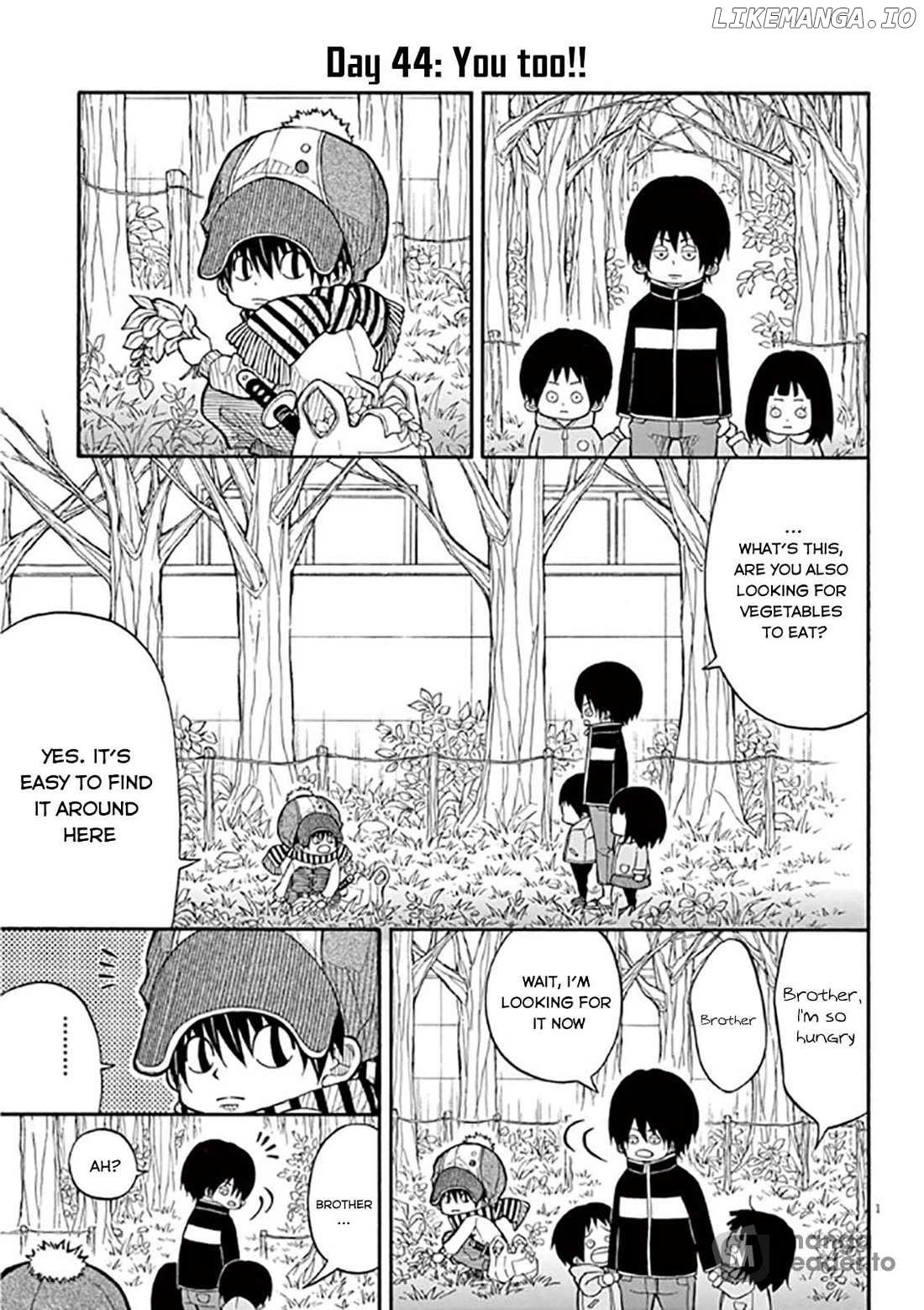 Kotaro Wa 1-Ri Kurashi Chapter 44 - page 1