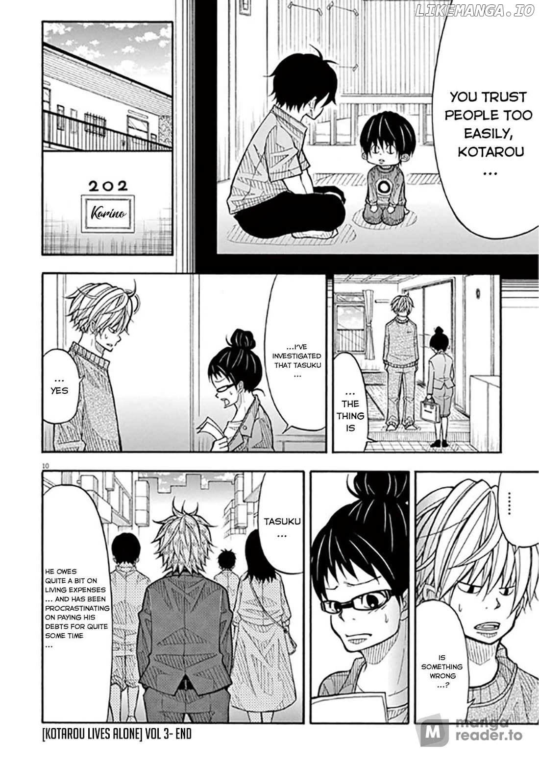 Kotaro Wa 1-Ri Kurashi Chapter 51 - page 10