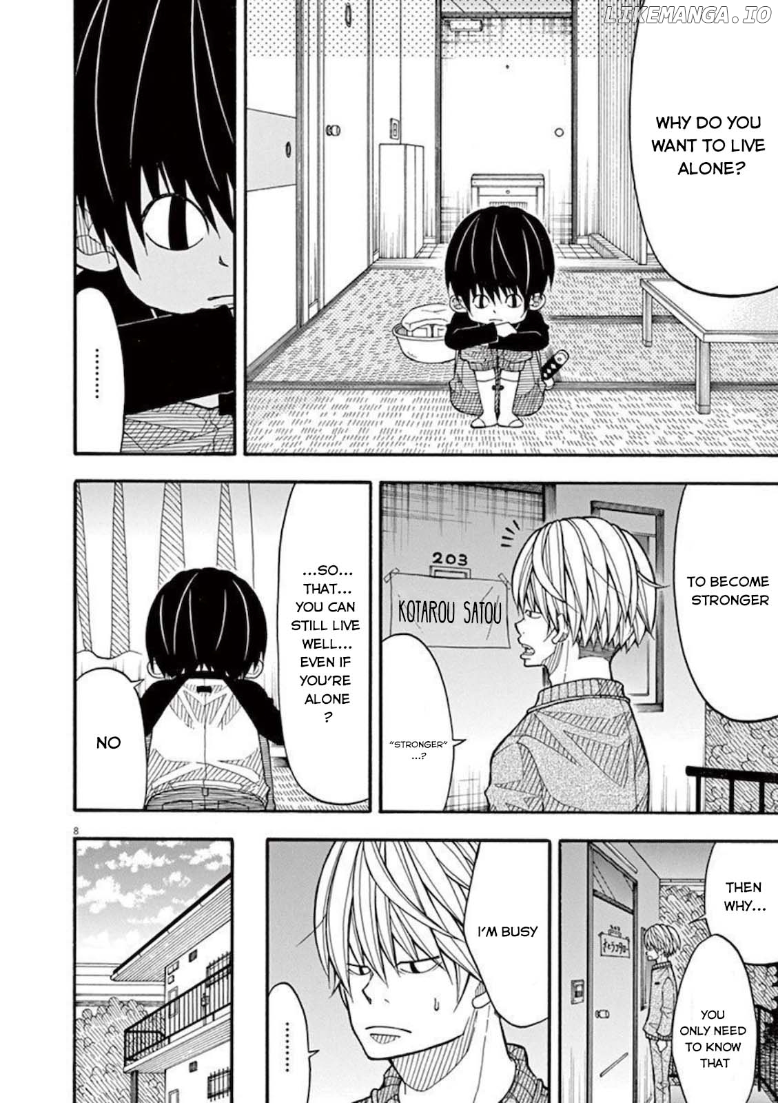 Kotaro Wa 1-Ri Kurashi Chapter 34 - page 8